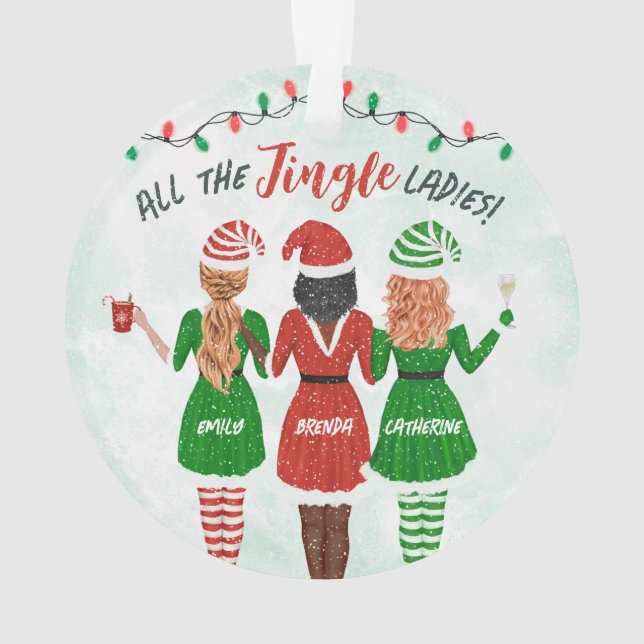 Jingle Ladies Amis Noël (dos)