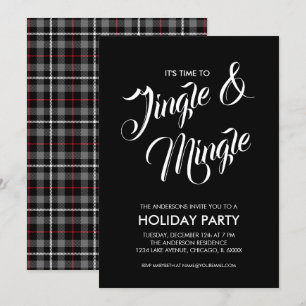 Jingle & Mingle Christmas Holiday Party Invitation