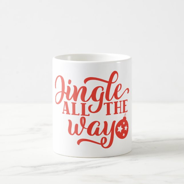 Jingle Tout Le Chemin Café Mug (Centre)