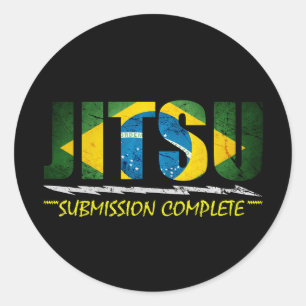 Jitsu - Soumission BJJ Sticker complet