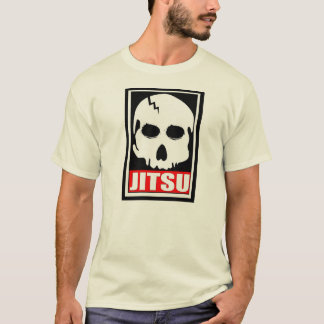 Jitsu - T-shirt de vortex de crâne de BJJ du