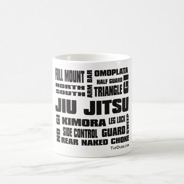 Jiu Jitsu - tasse de café terminologique (Centre)