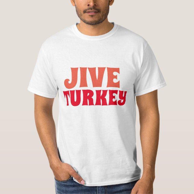JIVE TURKEY T-SHIRTS VINTAGES DES ANNÉES 1970 (Devant)
