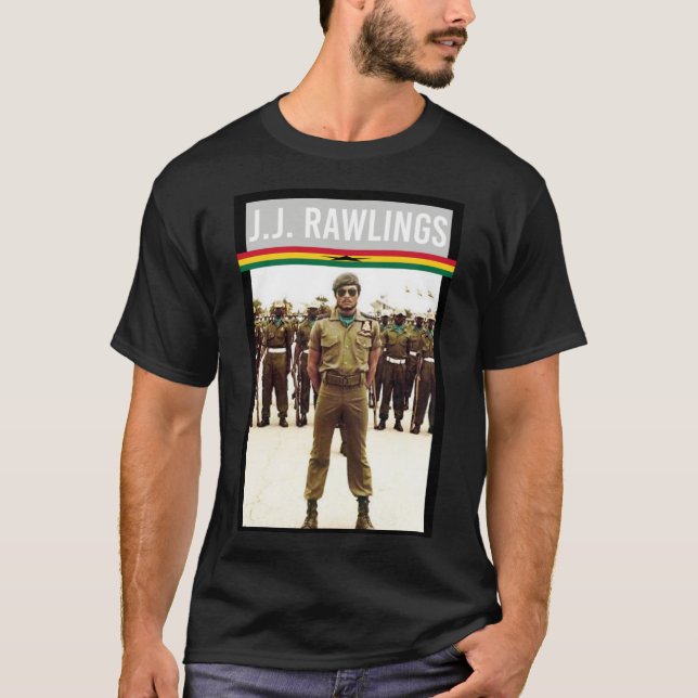 JJ Rawlings Ghana Classic T-Shirt (Devant)