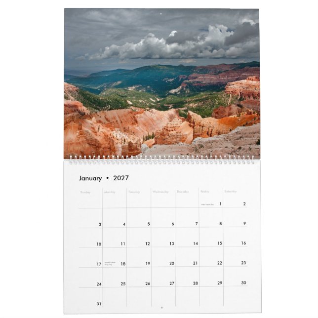 JK Day Photography 2013 Calendrier (Jan 2027)