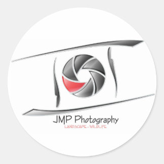 JMP Photographie autocollant rond