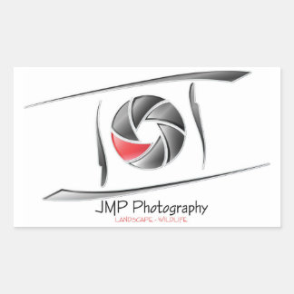 JMP Rectangle autocollant photo