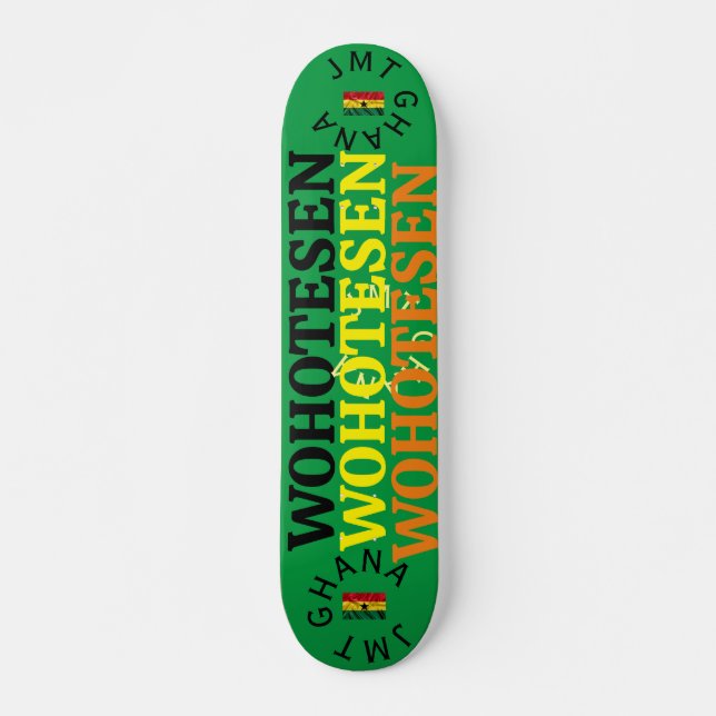JMT GHANA Planche de Skateboard 7 3/4" (Devant)