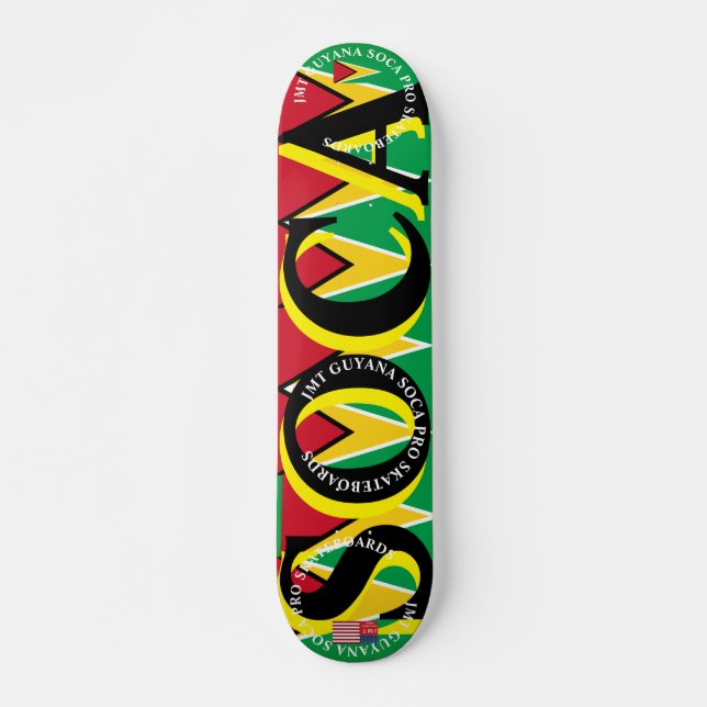 JMT GUYANA SOCA 7 3/4" Planche de Skateboard (Devant)