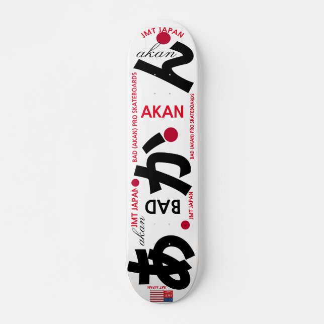 JMT JAPON   AKAN  7 3/4" Planche de Skateboard (Devant)