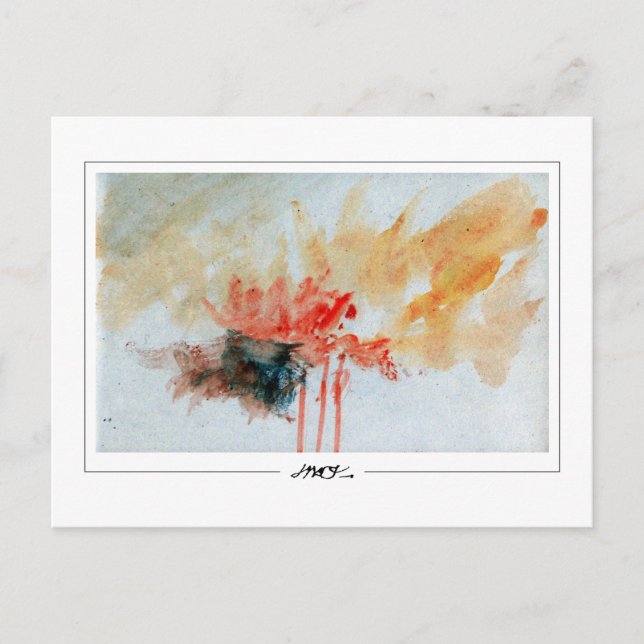 JMW Turner #151 - Carte postale d'art (Devant)