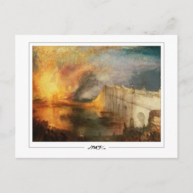 JMW Turner #19-3 - Carte postale d'art (Devant)