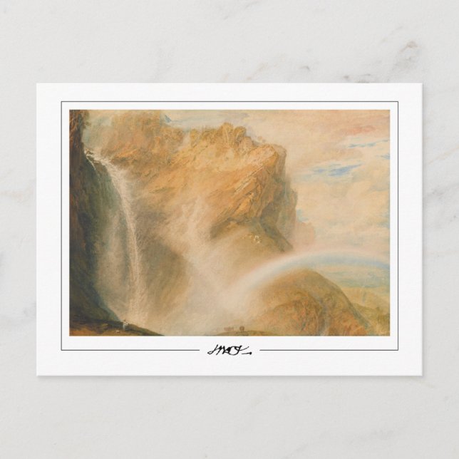JMW Turner #29 - Carte postale d'art (Devant)