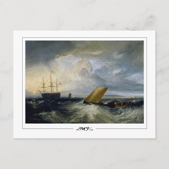 JMW Turner #30-3 - Carte postale d'art (Devant)