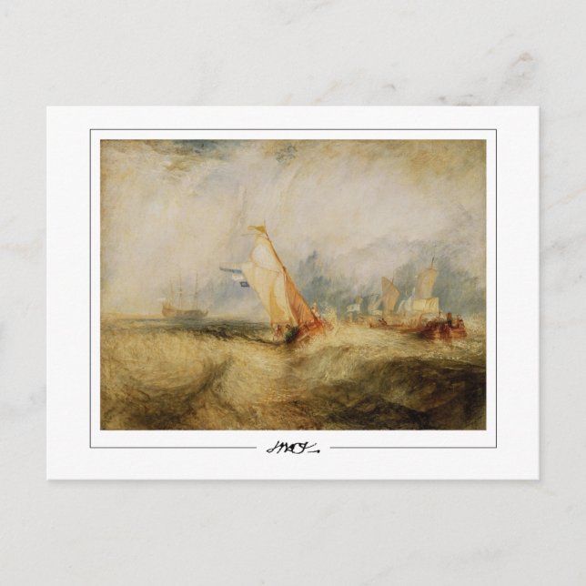 JMW Turner #32 - Carte postale d'art (Devant)