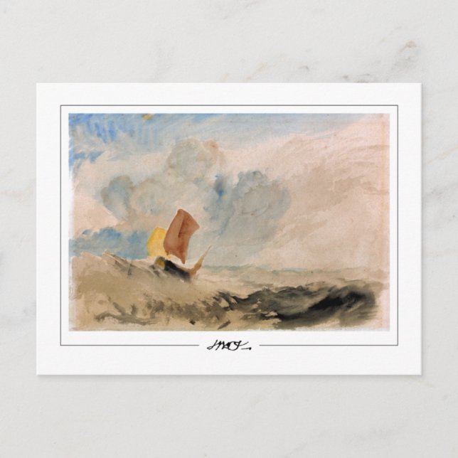 JMW Turner #393 - Carte postale d'art fin (Devant)
