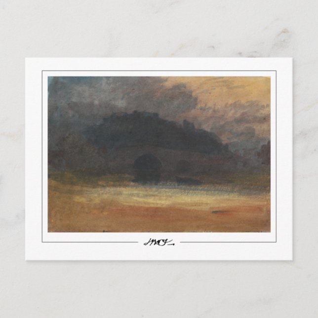 JMW Turner #41 - Carte postale d'art (Devant)