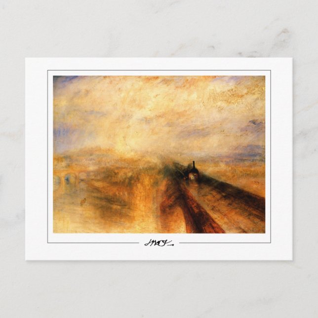 JMW Turner #469-3 - Carte postale d'art (Devant)