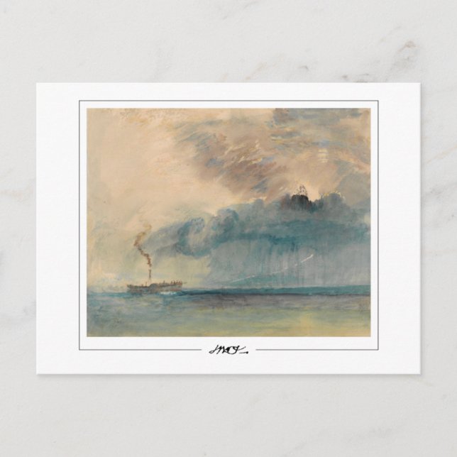 JMW Turner #488 - Carte postale d'art (Devant)