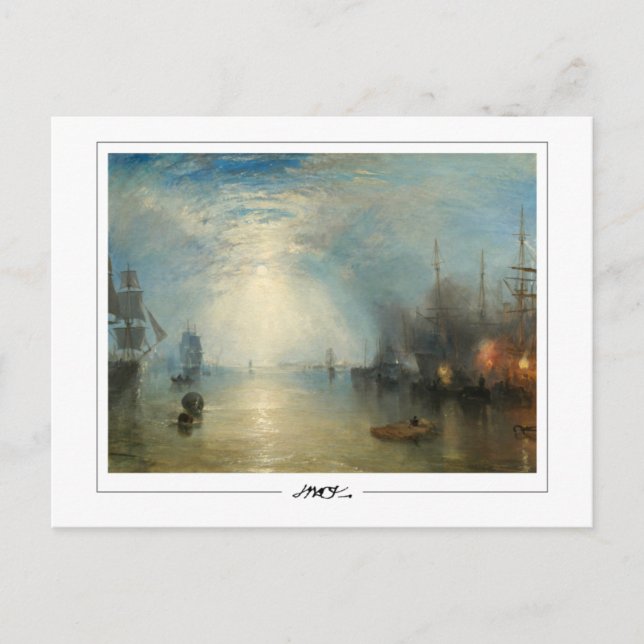 JMW Turner #5-2 - Carte postale d'art (Devant)