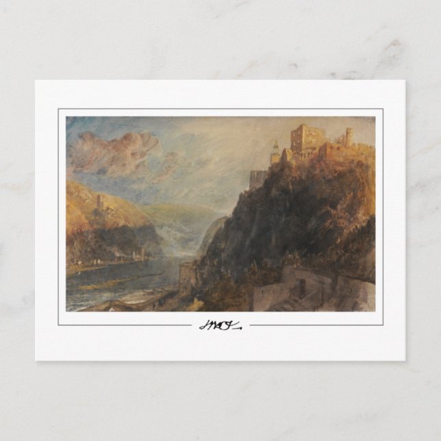 JMW Turner #7 - Carte postale d'art (Devant)