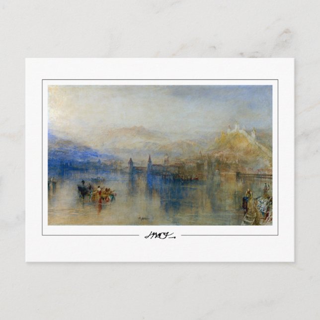 JMW Turner #9-3 - Carte postale d'art (Devant)