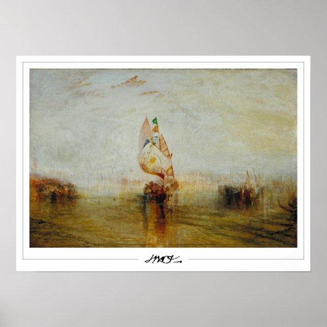 JMW Turner Zedign Art Poster #14-3 (Devant)