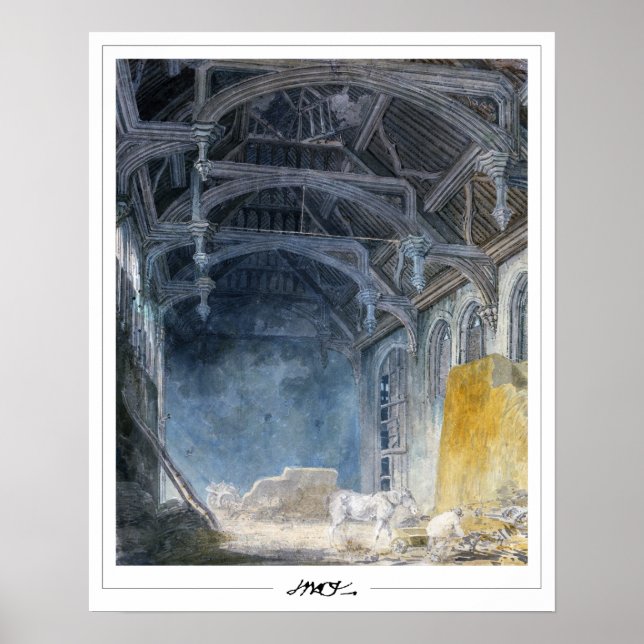 JMW Turner Zedign Art Poster #2 (Devant)