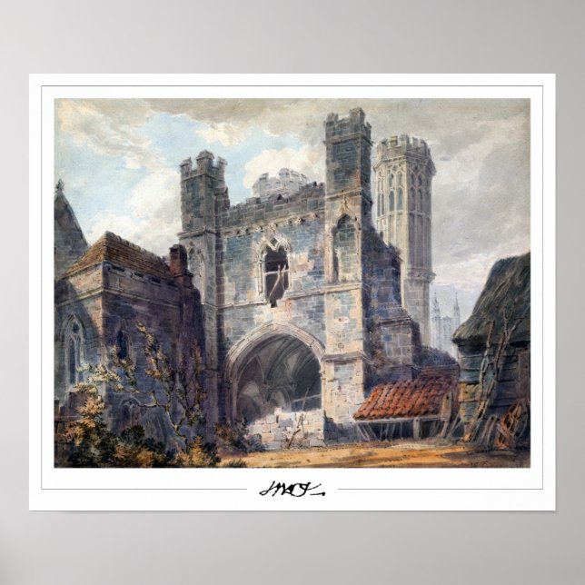 JMW Turner Zedign Art Poster #27-2 (Devant)