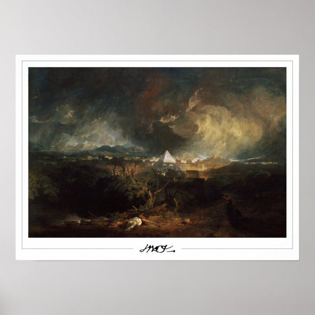 JMW Turner Zedign Art Poster #7-2 (Devant)