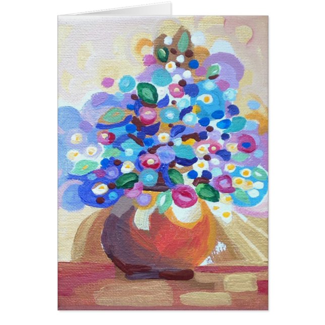 Joaillier fleurs vives avec un look peint à la mai (Devant)