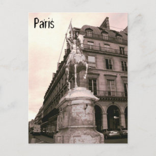 Joan de Arc Statue Paris Carte postale