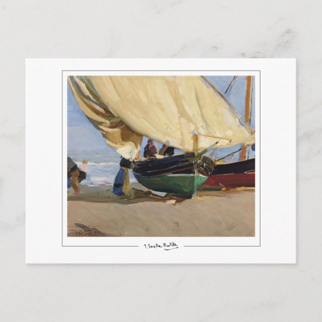 Joaquín Sorolla #338 - Carte postale d'art fin (Devant)