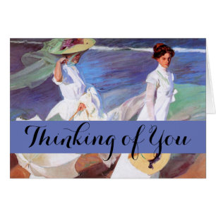 Joaquin Sorolla Femmes Promenade Plage