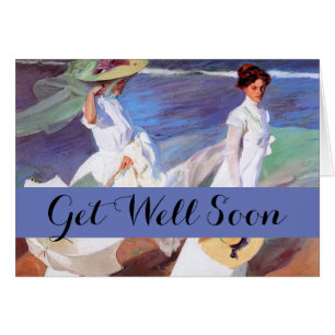 Joaquin Sorolla Femmes Promenade Plage