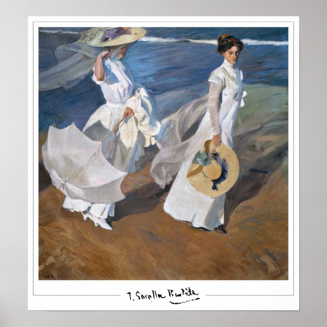 Joaquín Sorolla Zedign Affiche d'art #19 (Devant)