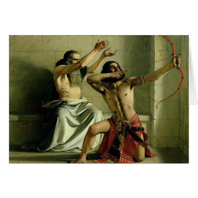 Joash tirant la flèche de la délivrance, 1844 (Devant horizontal)