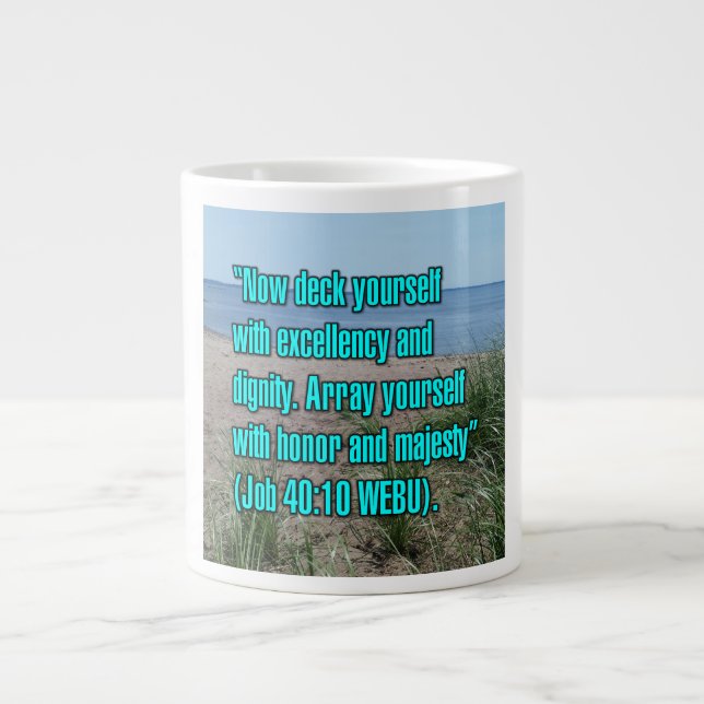 Job 40:10 WEBU Mug (Devant)