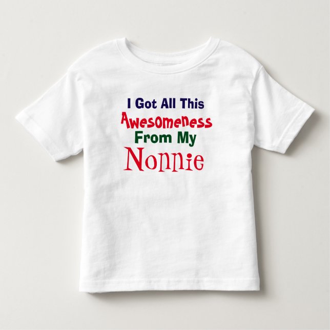 J'Obtiens Mon Compréhension De Mon T-shirt Nonnie (Devant)