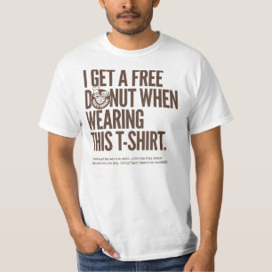 J'obtiens un T-shirt libre de beignet