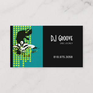 Jockey de disque du DJ Mixmaster - carte