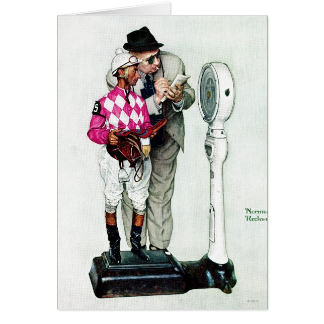Jockey Weighin by Norman Rockwell (Devant)