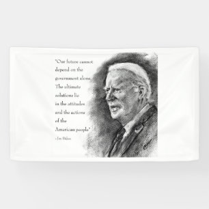 Joe Biden & Bannière de citation