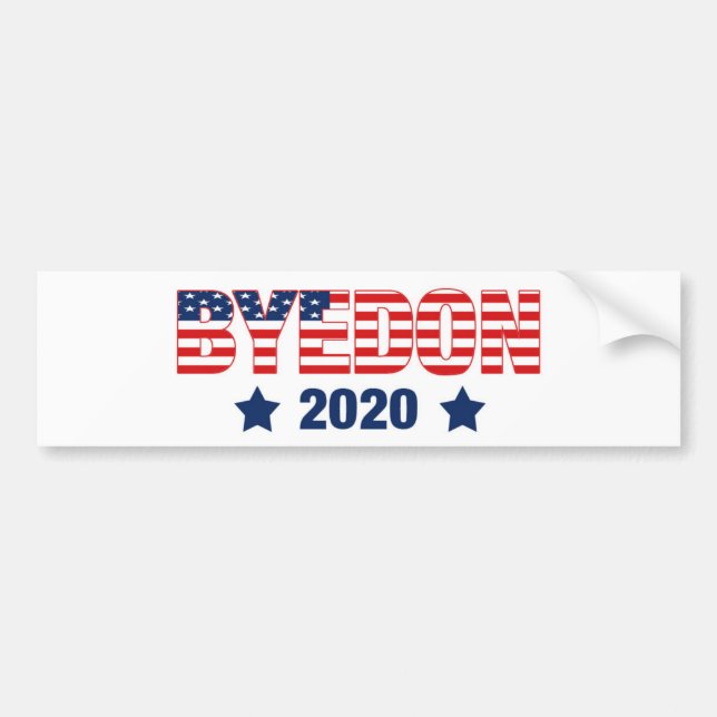 JOE BIDEN BUMPER STICKER - BYE DON 2020 (Devant)