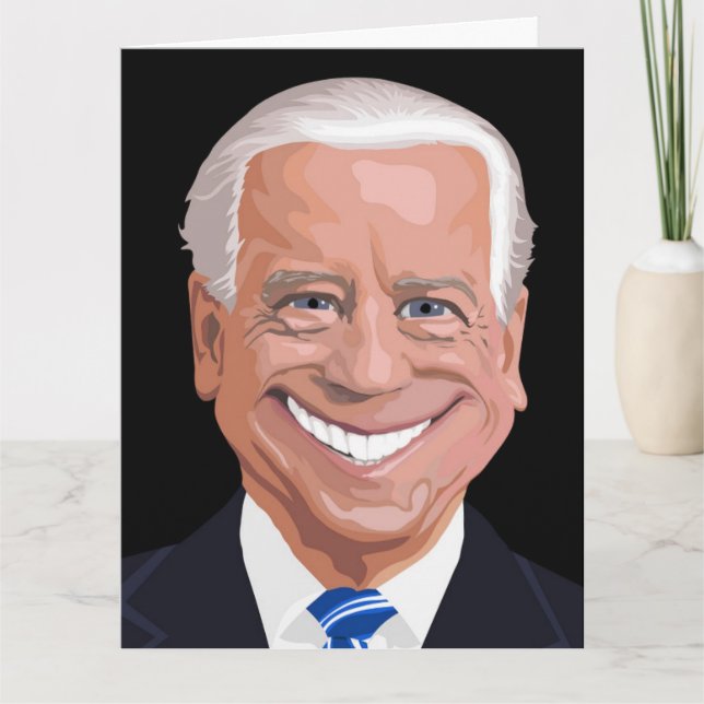 JOE BIDEN FUNNY CARTES D'ANNIVERSAIRE (Devant)