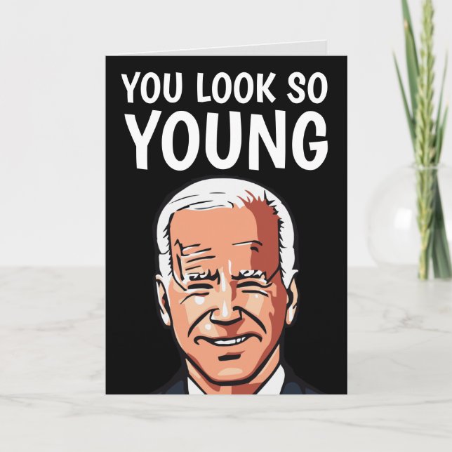 JOE BIDEN FUNNY CARTES D'ANNIVERSAIRE POUR ELLE (Devant)