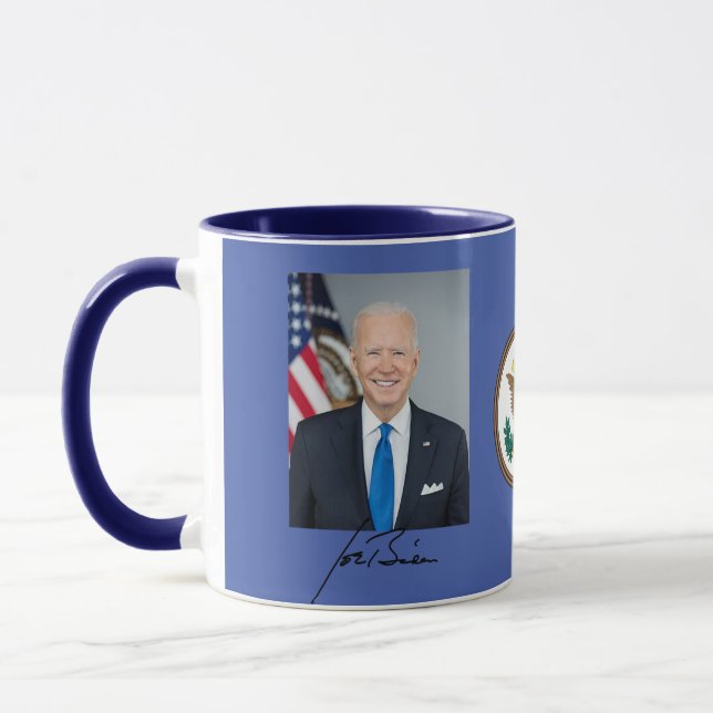 Joe Biden & Kamala Harris Official Portrait Mug (Gauche)
