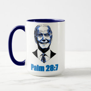Joe Biden Palm 28:7 (Idiocratie) Mug