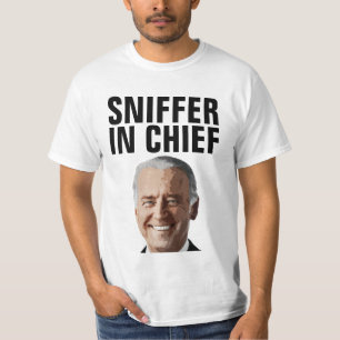 JOE BIDEN SNIFFER EN CHEF FUNNY T-SHIRTS TEE - SHI