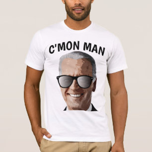 JOE BIDEN SOLEILS C'MON MAN T-SHIRTS